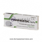 FARINGESIC 5 mg/5 mg COMPRIMIDOS PARA CHUPAR SABOR MENTA 20 comprimidos