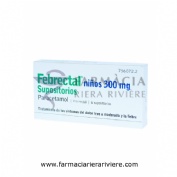 FEBRECTAL NIÑOS 300 MG SUPOSITORIOS , 6 supositorios