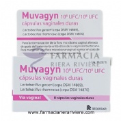 MUVAGYN 10E8 UFC/10E8 UFC CAPSULAS VAGINALES DURAS, 8 cápsulas