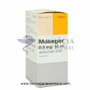 MOSEGOR 0,5 mg/10 ml SOLUCION ORAL, 1 frasco de 200 ml