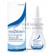 RESPIBIEN 0,5 mg/ml solución para pulverización nasal , 1 envase pulverizador de 15 ml