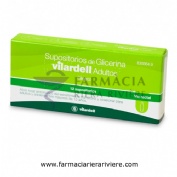 SUPOSITORIOS DE GLICERINA VILARDELL ADULTOS, 12 supositorios