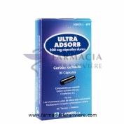 ULTRA ADSORB 200 mg CAPSULAS DURAS, 30 cápsulas
