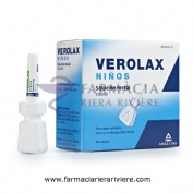 VEROLAX NIÑOS SOLUCION RECTAL, 6 enemas de 2,5 ml