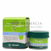SUPOSITORIOS DE GLICERINA VILARDELL NIÑOS, 18 supositorios
