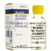 ACEITE RICINO ORRAVAN 1G/ML LIQUIDO ORAL, 1 frasco de 25 ml