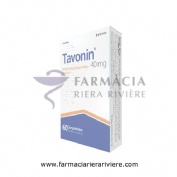 TAVONIN  40 MG COMPRIMIDOS RECUBIERTOS CON PELICULA , 60 comprimidos