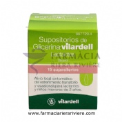 SUPOSITORIOS DE GLICERINA VILARDELL LACTANTES, 15 supositorios