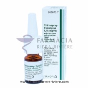 RHINOSPRAY EUCALIPTUS 1,18 mg/ ml SOLUCION PARA PULVERIZACION NASAL , 1 envase pulverizador de 10 ml