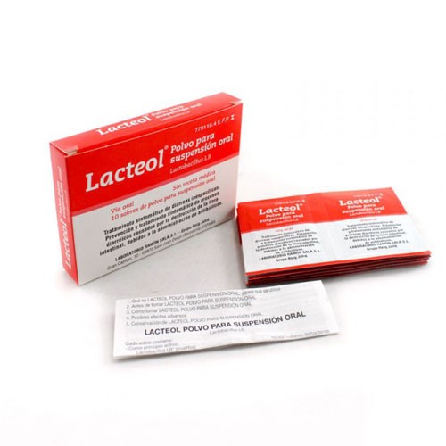 LACTEOL POLVO PARA SUSPENSION ORAL, 10 sobres