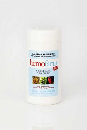 Hemofarm Plus 60 toallitas bote