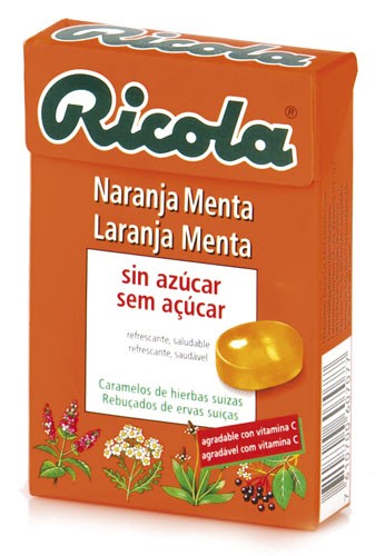 Ricola Caramelos Sin Azúcar Sabor Naranja