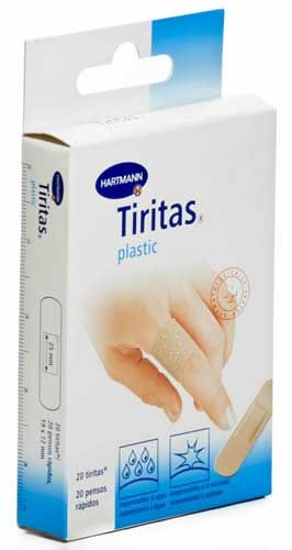 Tiritas Plastic 20 unidades 72 mm x 19 mm