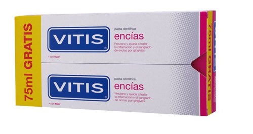 Vitis Encias Pasta Dentífricaduplo 2 x 150 ml + colutorio 30 ml