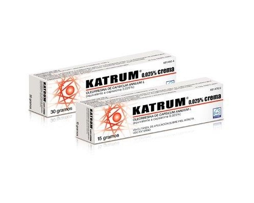 KATRUM  0,025 % CREMA , 1 tubo de 30 g
