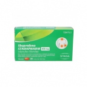 IBUPROFENO STADAPHARM 400 MG CAPSULAS BLANDAS  20 cápsulas