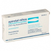 APIRETAL NIÑOS 250mg SUPOSITORIOS , 5 supositorios