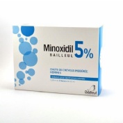 MINOXIDIL BIORGA 50 MG/ML SOLUCION CUTANEA , 1 frasco de 60 ml y 1 accionador con boquilla y 1 accio