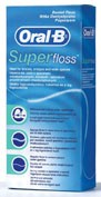 Oral-b superfloss seda dental menta 50 unidades - seda dental