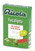 Ricola caramelos sin azucar  1 envase 50 g sabor eucaliptus