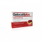 GELOCATIL PLUS 500 MG/65 MG COMPRIMIDOS RECUBIERTOS CON PELICULA, 20 comprimidos